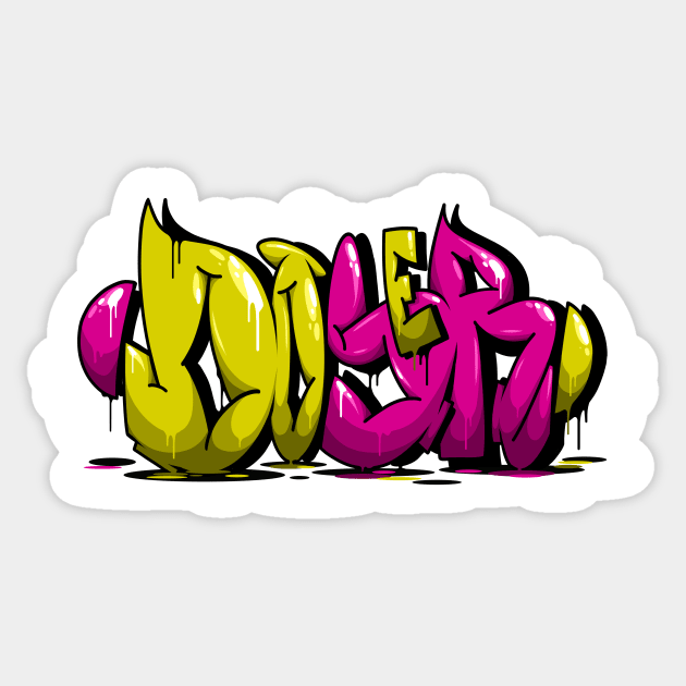 Doser Graffiti v.2 Sticker by DOSER